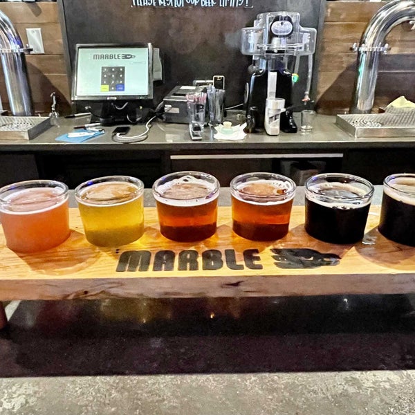 Photo taken at Marble Brewery by Timothy C. on 10/9/2022
