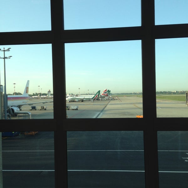 Photo taken at Milan Linate Airport (LIN) by Paola C. on 5/4/2013