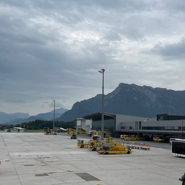 Photo taken at Salzburg Airport W. A. Mozart (SZG) by Faisal 👨🏽‍✈️ on 6/22/2022