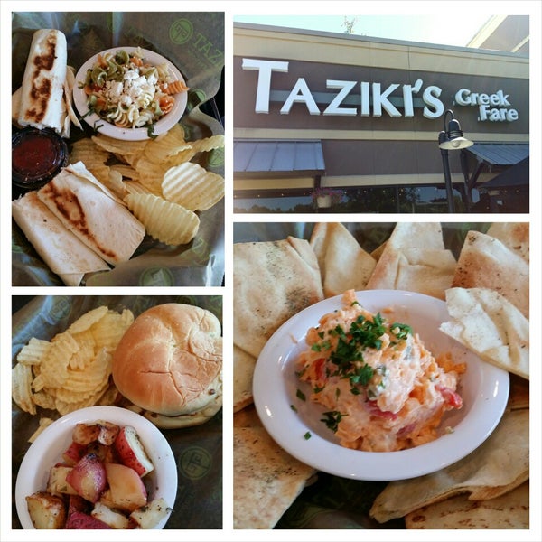 Foto tirada no(a) Taziki&#39;s Mediterranean Cafe por Ms. Leigh @. em 9/23/2014