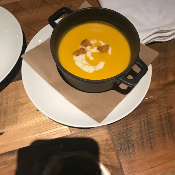 the butternut squash soup