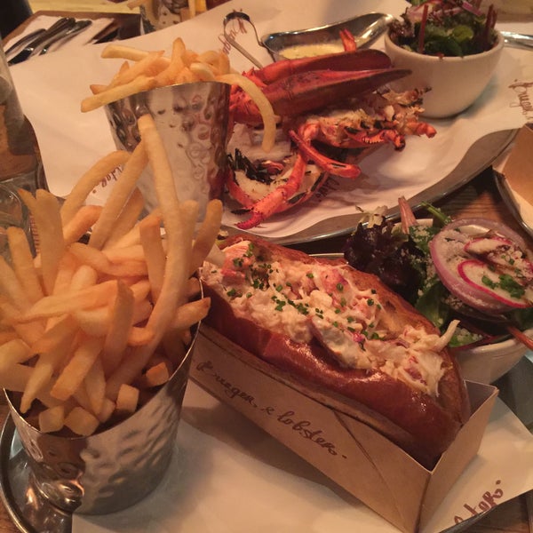 1/7/2016 tarihinde Elaine N.ziyaretçi tarafından Burger &amp; Lobster'de çekilen fotoğraf