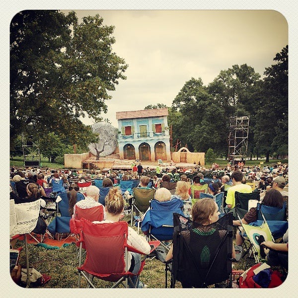Photo taken at Shakespeare in the Park by Kristy C. on 6/17/2013