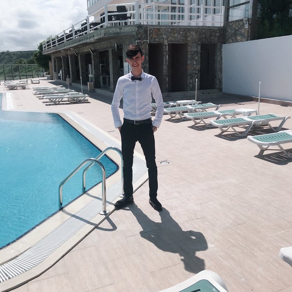 Photo taken at Şile Resort Hotel by Ozan Y. on 8/9/2018