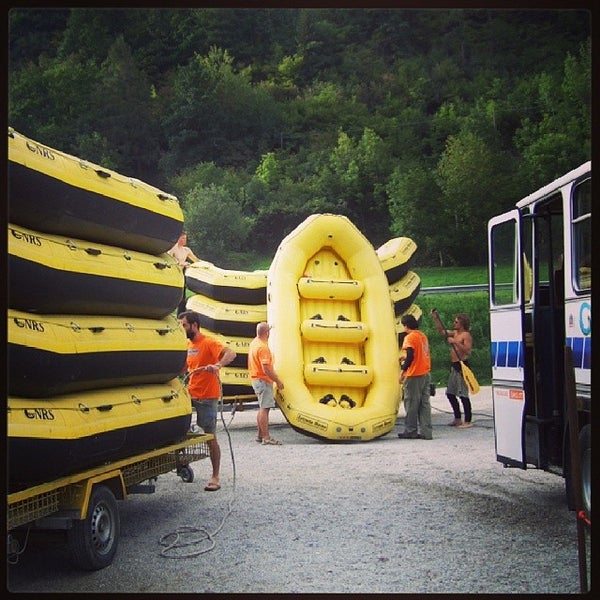 Photo taken at Extreme Waves Rafting by Fabio M. on 4/25/2014
