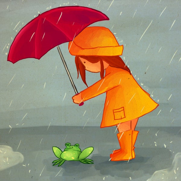 A sweet image for a rainy day :)