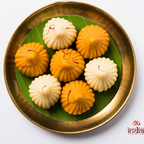 Modak is an Indian sweet popular in many parts of India. The sweet filling on the inside of a modak