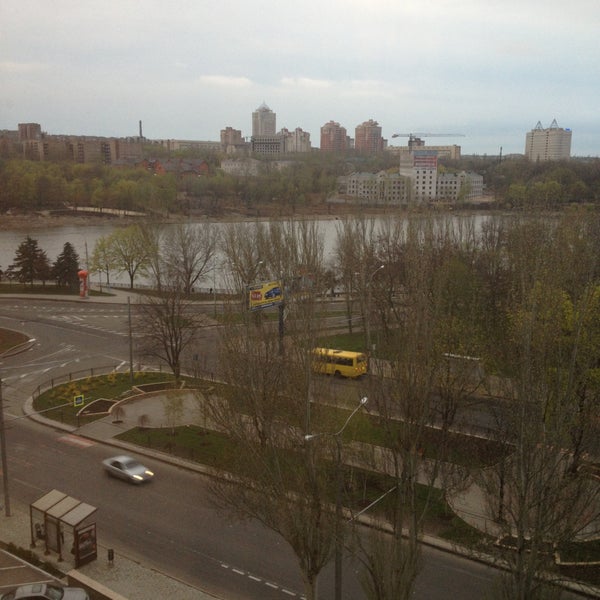 Photo taken at Ramada Donetsk Hotel by Anton Z. on 4/22/2013