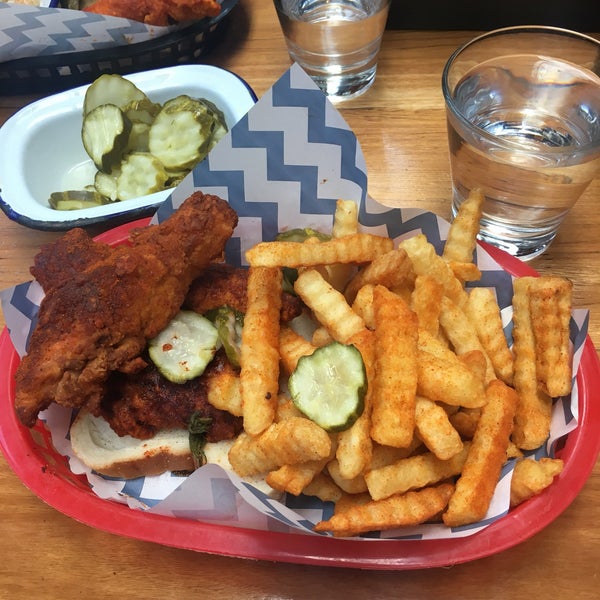 Staff were really friendly and the f*cking hot chicken was actually fairly hot