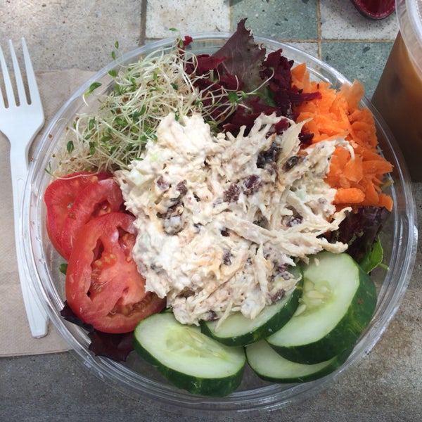 The chicken salad salad is phenomenal