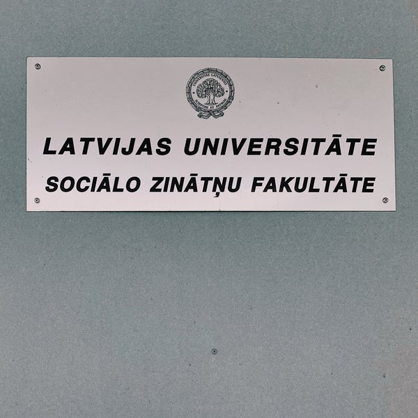Photo taken at LU SZF | LU Sociālo zinātņu fakultāte by Sandis S. on 2/7/2019
