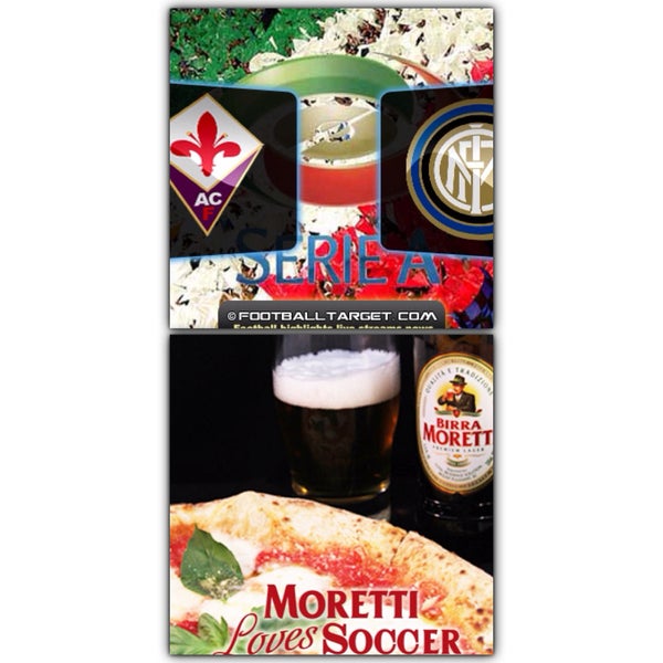 Spend $19 on food during one match & get unlimited Moretti Beeer