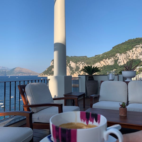 Photo taken at Capri Palace Hotel &amp; Spa by F on 7/17/2019