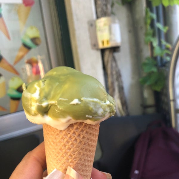 Delicious ice cream. I had coconut topped with pistachio syrup. Lots of varieties. Very close to the airport so we went to it before going to the airport. We caught the bus.