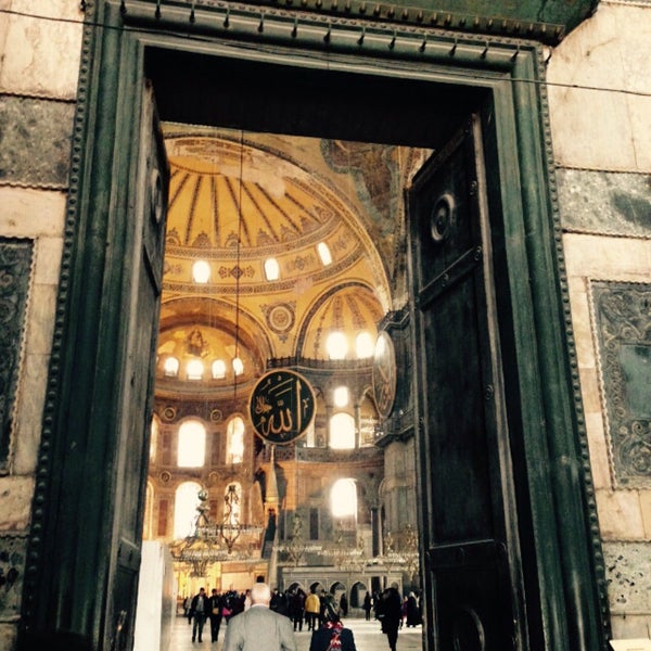 Photo taken at Hagia Sophia by Neslihan Y. on 1/29/2015