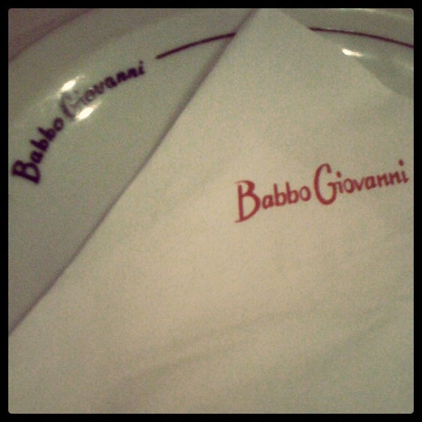 Photo taken at Babbo Giovanni by Roberto D. on 11/18/2012