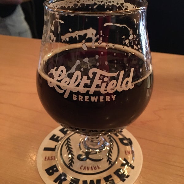 Photo taken at Left Field Brewery by Joshua C. on 1/4/2020