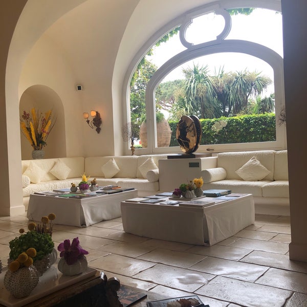 Photo taken at Capri Palace Hotel &amp; Spa by Nora on 6/22/2019
