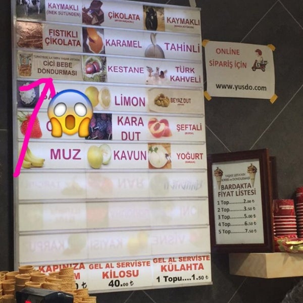 Foto scattata a Yusdo Yaşar Ustanın Sorbe ve Dondurması Bakırköy da Merve il 6/4/2015