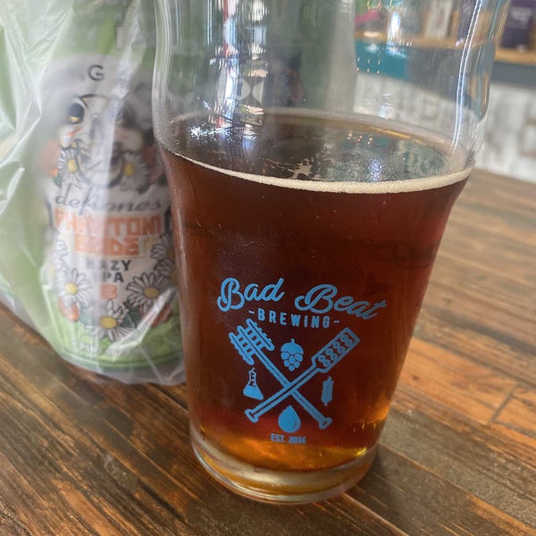 Photo taken at Bad Beat Brewing by Adam D. on 9/2/2022