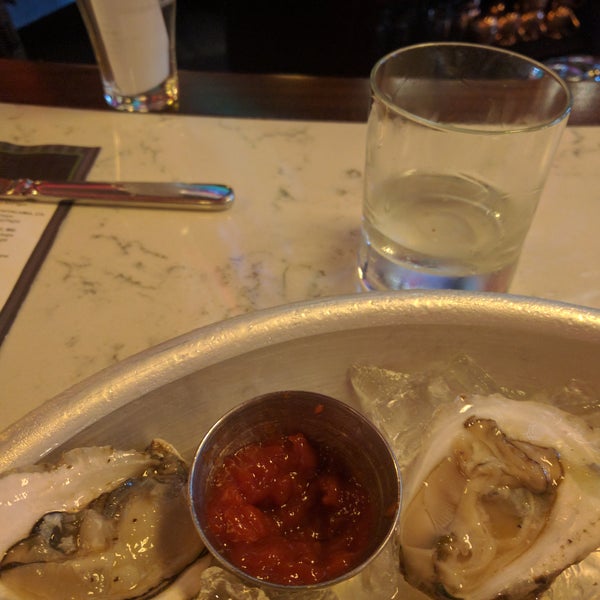 Very happy I gave the oysters a second try because this time they were excellent. Always gotta love some chilled Tito's to pair with.