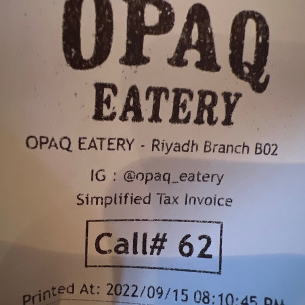 Foto tirada no(a) OPAQ Eatery por Hamed em 9/15/2022