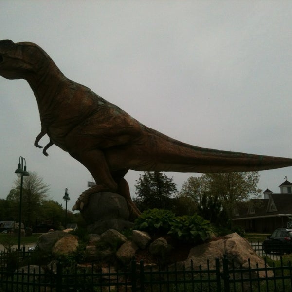 Photo taken at The Dinosaur Place at Nature&#39;s Art Village by Michael D. on 5/18/2013