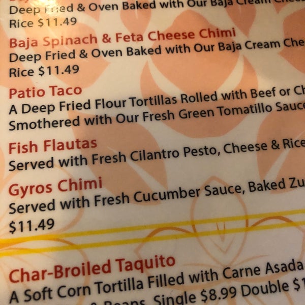 This is low key a Greek-Mexican spot. Several menu items available for gyro or spanakopita admirers.
