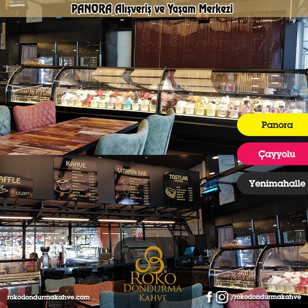 Roko Dondurma & Kahve Çankaya Panora Alışveriş ve Yaşam Merkezi