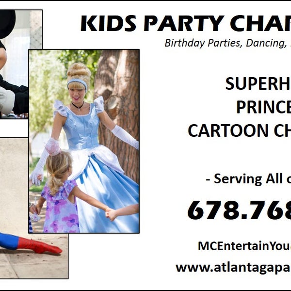 This is a great place for Atlanta parents to have a kid's birthday party! They even work closely with Atlanta GA Party for Kids so you can have a character, super hero or princess surprise your child.