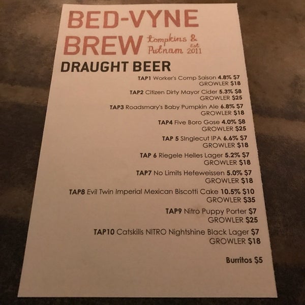 Photo taken at Bed-Vyne Brew by Peggy on 9/25/2017
