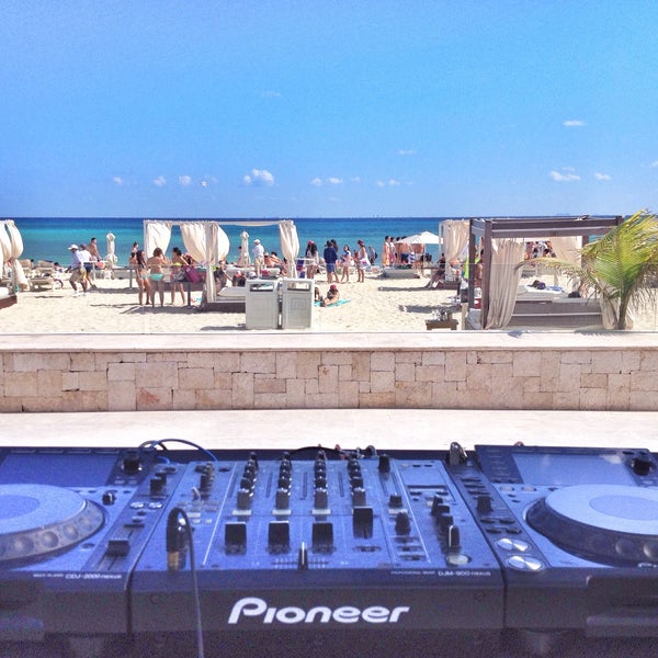 Photo taken at Mamita&#39;s Beach Club by Marione M. on 1/30/2015