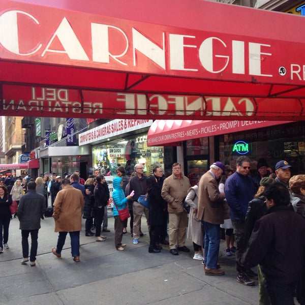 Photo taken at Carnegie Deli by Laura M. on 10/26/2016