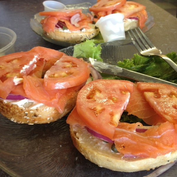 Photo taken at Bagel Palace by Gabrielle H. on 8/25/2013