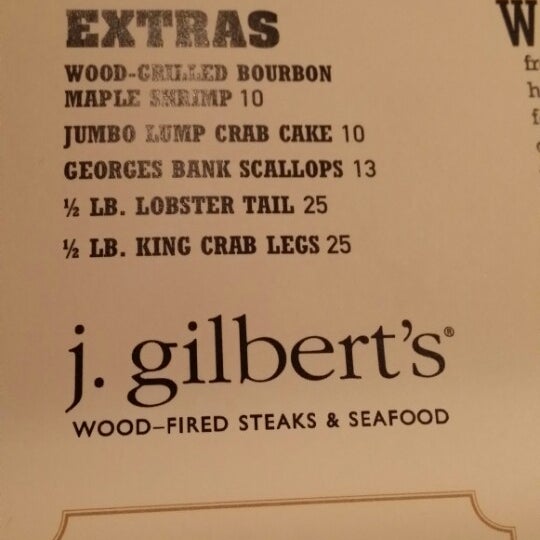 3/13/2014에 Junseong p.님이 J. Gilbert&#39;s Wood-Fired Steaks &amp; Seafood에서 찍은 사진