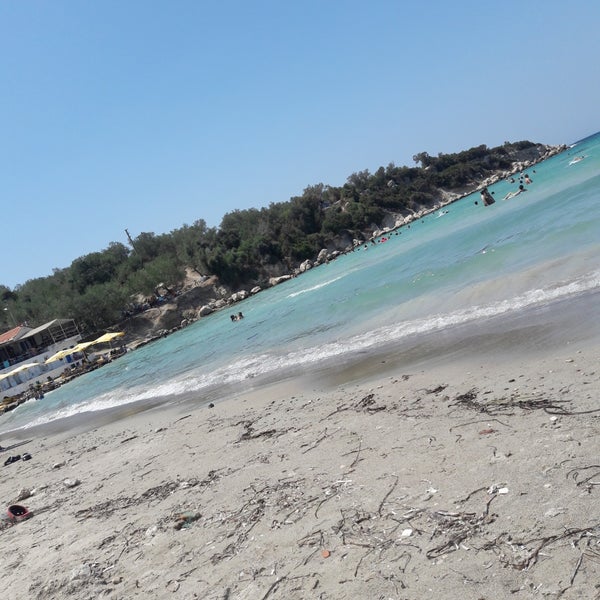 Photo taken at İkizler Beach by Alone D. on 8/1/2018