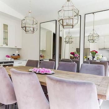 Mirrors Dining Room : 15 Dining Rooms With Large Mirrors On The Walls And Mirror Shopping Deco Alert Magazine The Best Ideas And Techniques Of The Greatest Craftsmen Specialists In Exterior Design Decoration : They can change the proportions of a room.