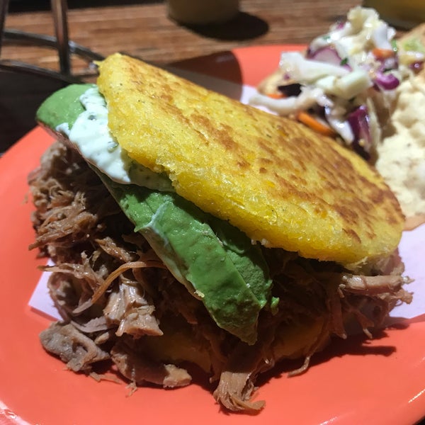 Photo taken at Pica Pica Arepa Kitchen by Juli S. on 2/1/2019