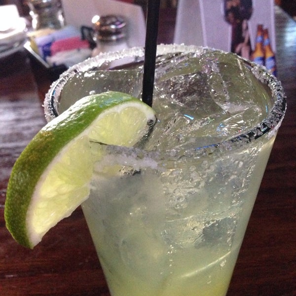 Try the margarita with the full pound buffalo wings.