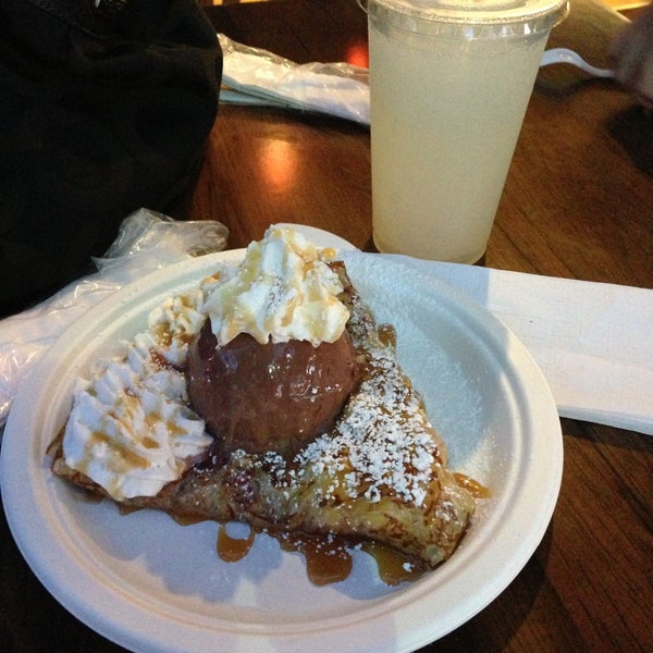 Photo taken at Coco Crepes, Waffles &amp; Coffee by Gilbert S. on 5/9/2013