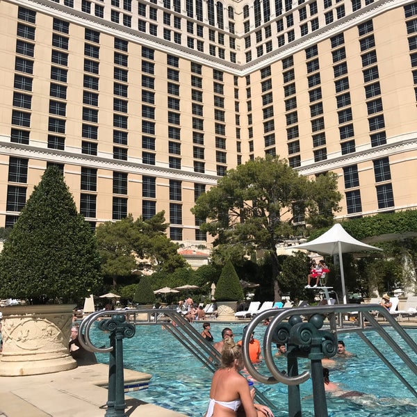 Photo taken at Bellagio Pool by CLOSED on 9/10/2018