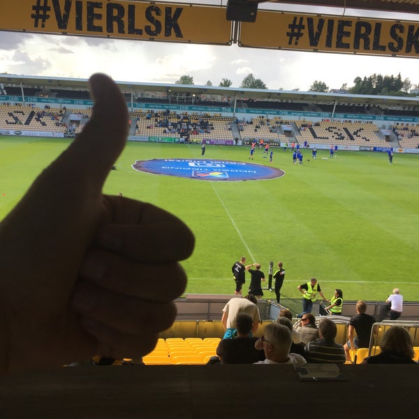 Photo taken at Åråsen Stadion by Robert G. on 8/2/2015