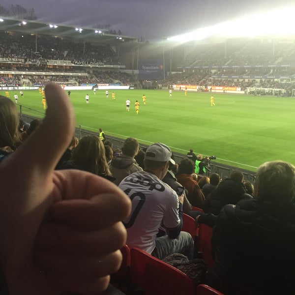 Photo taken at Lerkendal Stadion by Robert G. on 10/18/2015