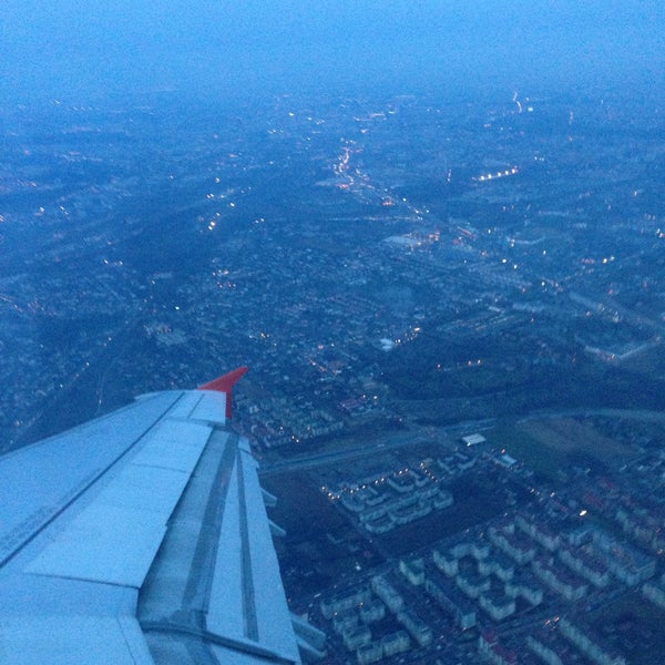 Photo taken at Warsaw Chopin Airport (WAW) by Dmitry B. on 4/19/2013