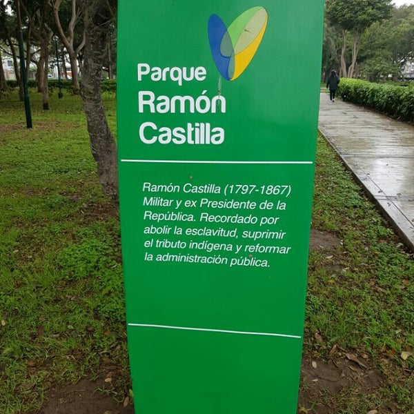 Photo taken at Parque Ramon Castilla by Eduardo S. on 7/20/2016