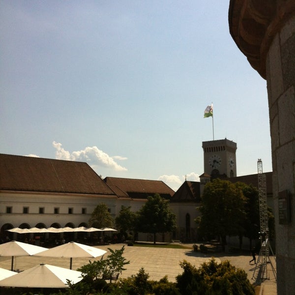 Photo taken at Ljubljana Castle by Ansis E. on 7/25/2013