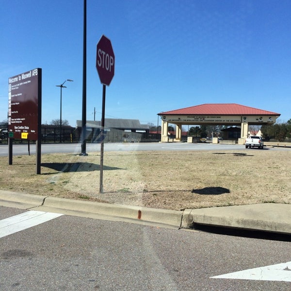 Maxwell AFB Maxwell Blvd Gate 1 tip