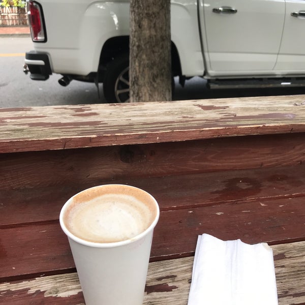 Photo taken at Red Bicycle Coffee &amp; Crepes by Nancy A. on 9/2/2018