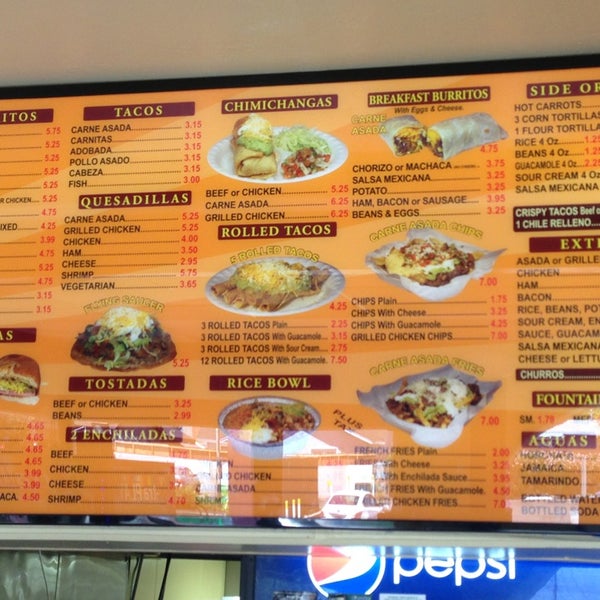 Los Garcia's Taco Shop Mexican Restaurant in El Cajon