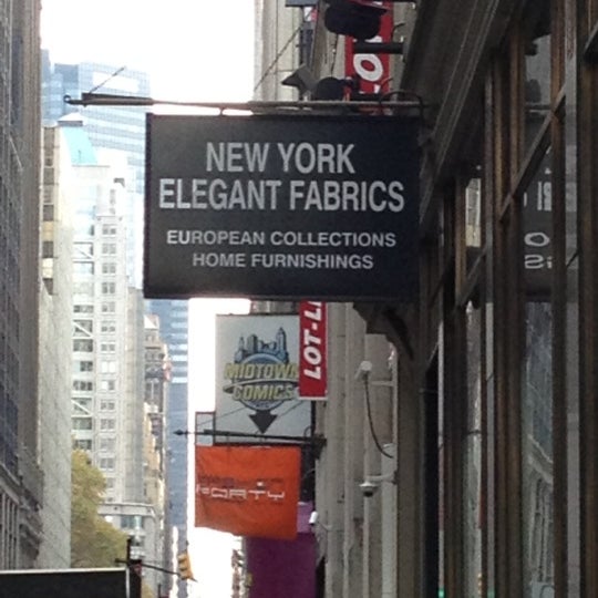 Photo taken at New York Elegant Fabrics by Asia on 11/20/2012